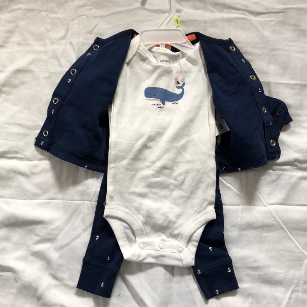 Baby whale outfit